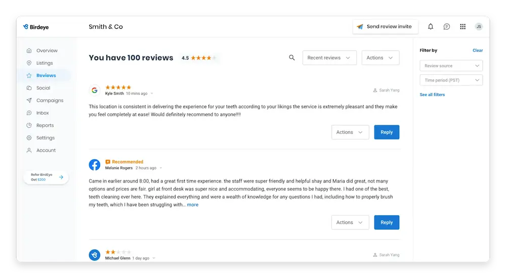 google review software birdeye